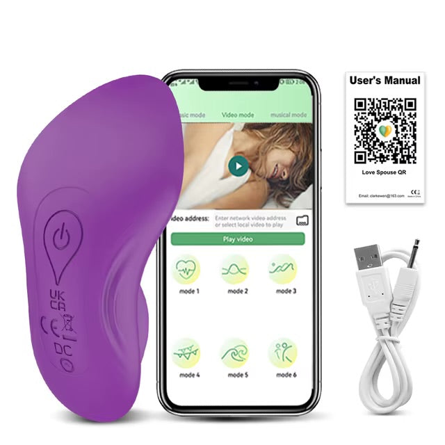 Wearable Mini Clitoris Vibrator with APP Control