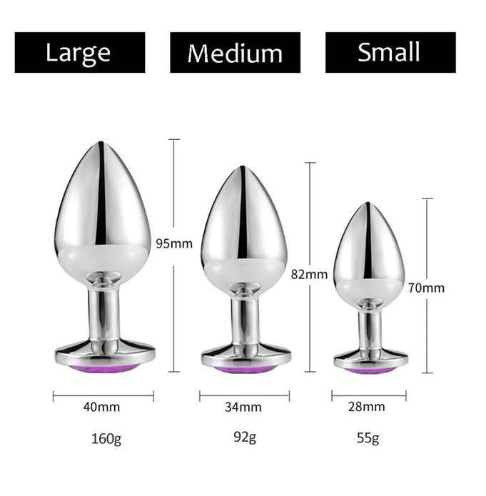 Metal Anal Plug: Butt Plug for Couples and Individuals